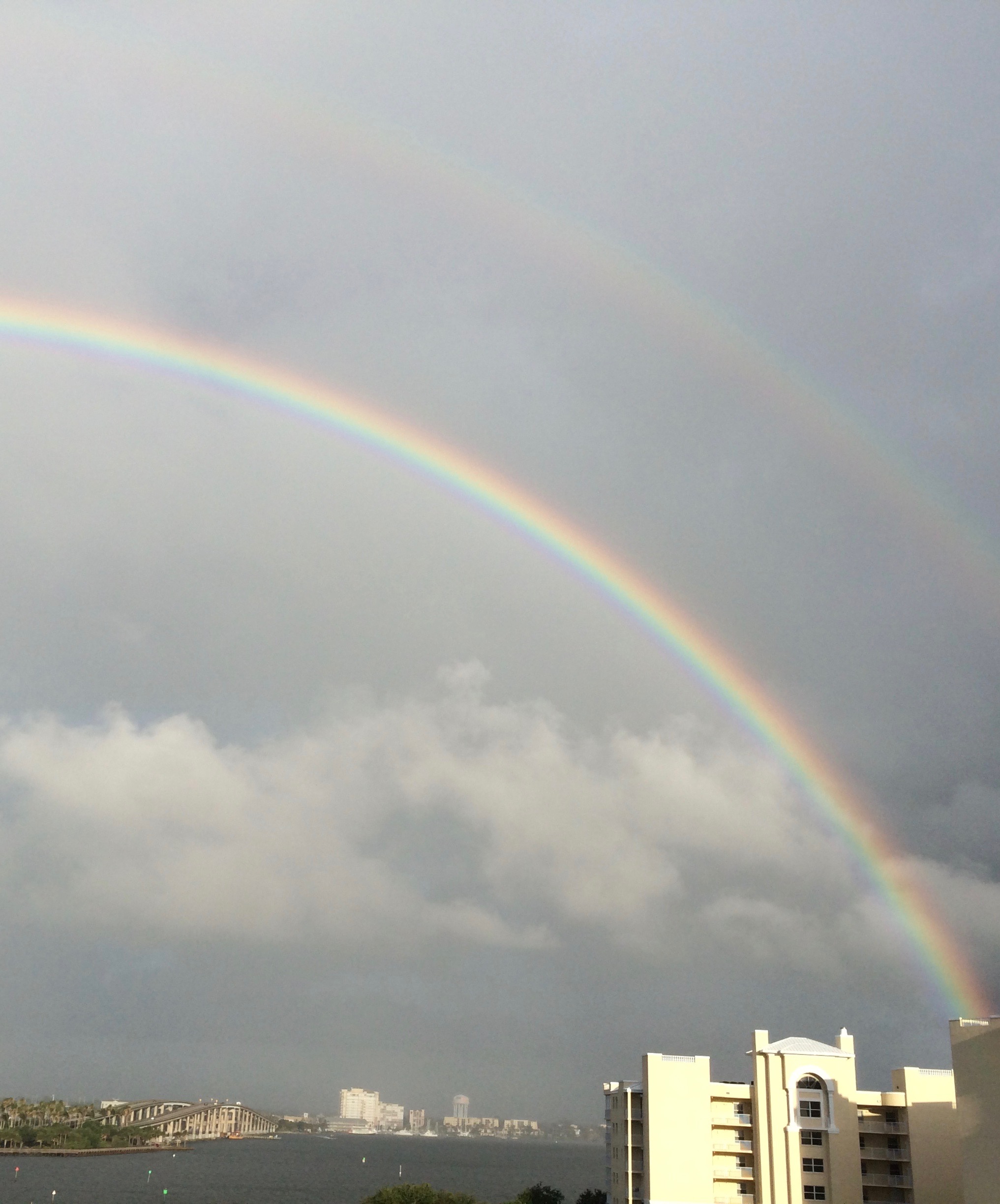 Rainbow over the River taken by 134 resident DK (iPhone 5s)